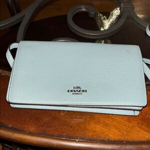 Coach Light Blue Crossbody Bag